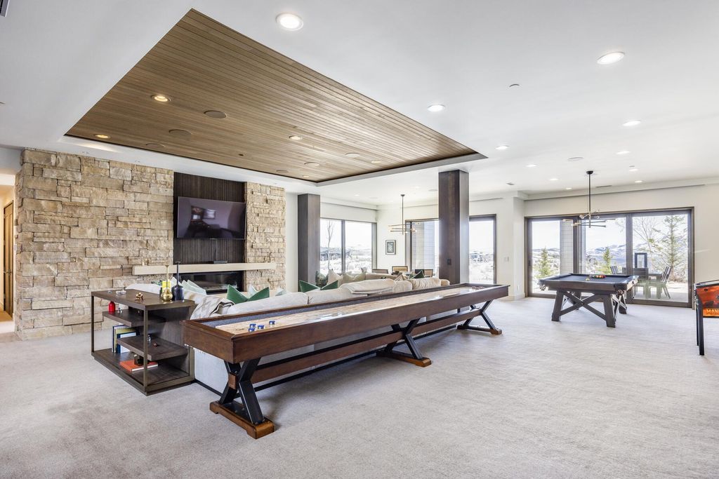 Spectacular contemporary home with panoramic park city ski resort views in utah listed at 13. 5 million 29