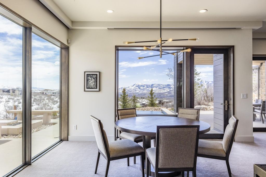Spectacular contemporary home with panoramic park city ski resort views in utah listed at 13. 5 million 33