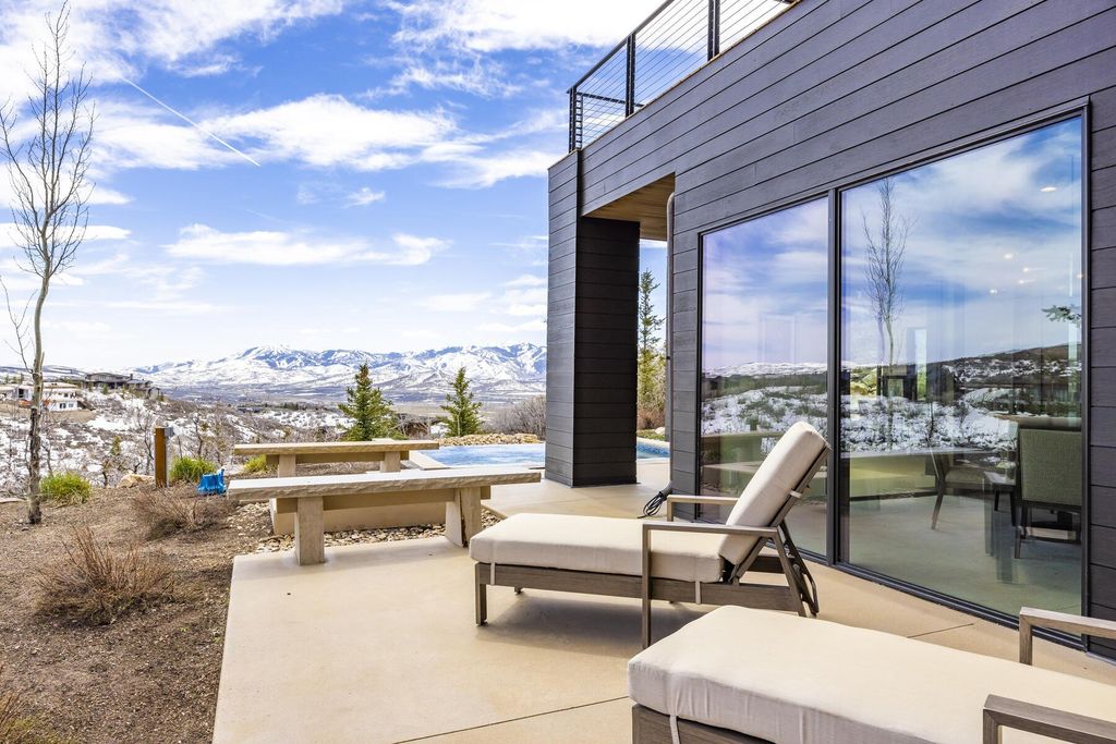 Spectacular contemporary home with panoramic park city ski resort views in utah listed at 13. 5 million 35