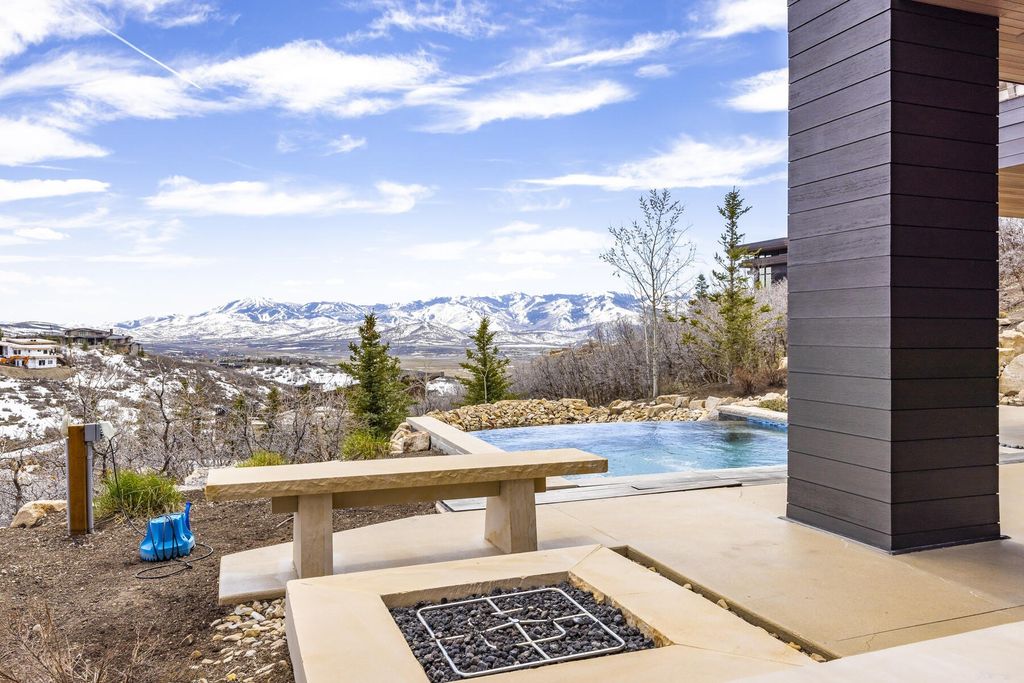 Spectacular contemporary home with panoramic park city ski resort views in utah listed at 13. 5 million 36