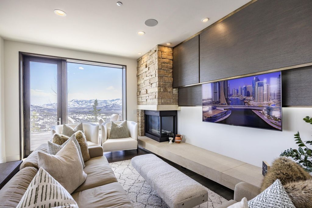 Spectacular contemporary home with panoramic park city ski resort views in utah listed at 13. 5 million 6