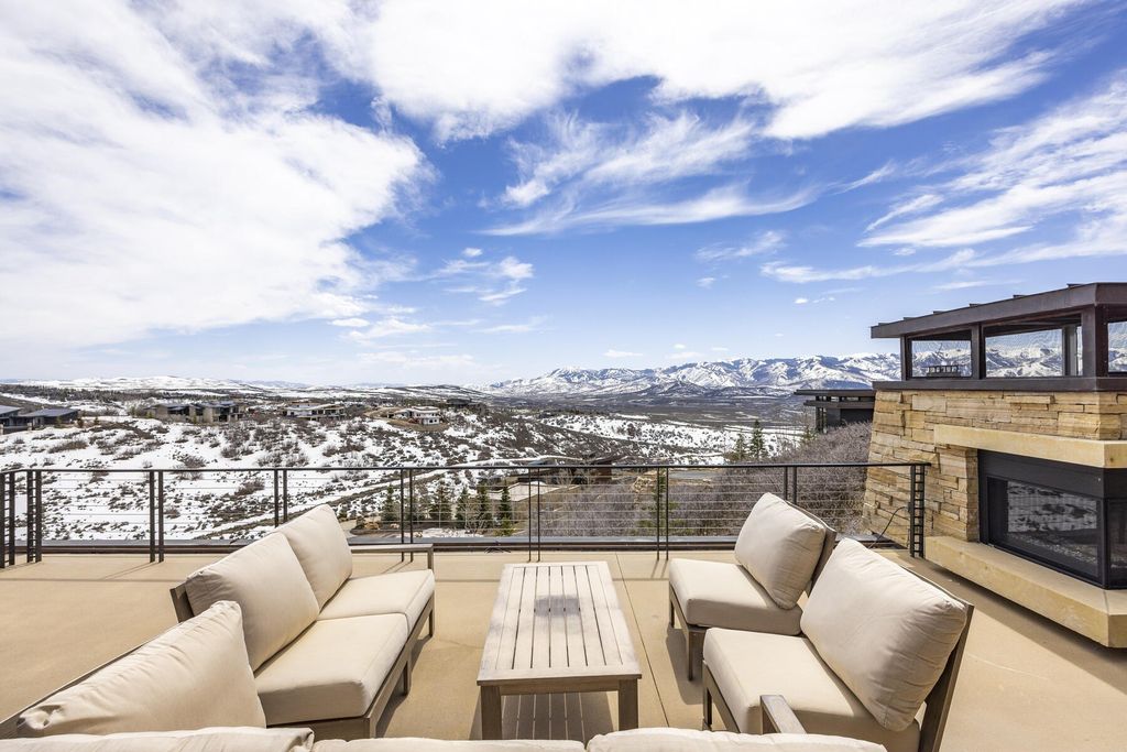 Spectacular contemporary home with panoramic park city ski resort views in utah listed at 13. 5 million 8