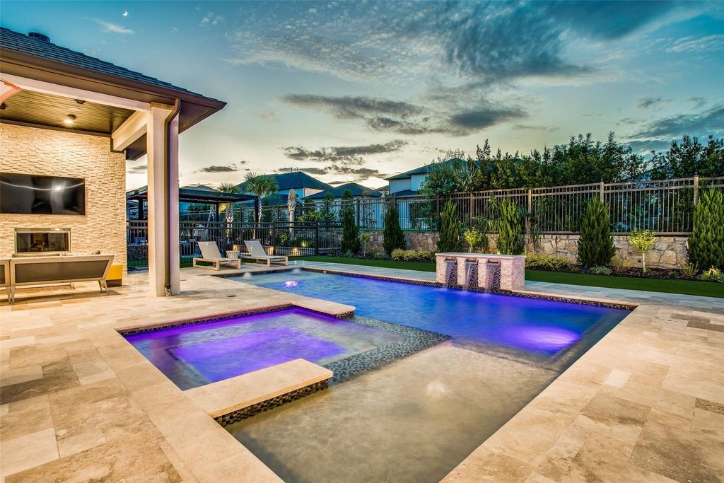 Spectacular frisco retreat unique home with resort style backyard in hills of kingwood gated community offered at 4. 25 million 36
