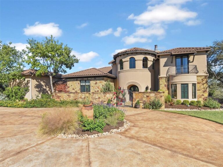 Spicewood Waterfront Luxury: Private Estate with Golf Course Views in Barton Creek Lakeside, Offered at $3.175 Million