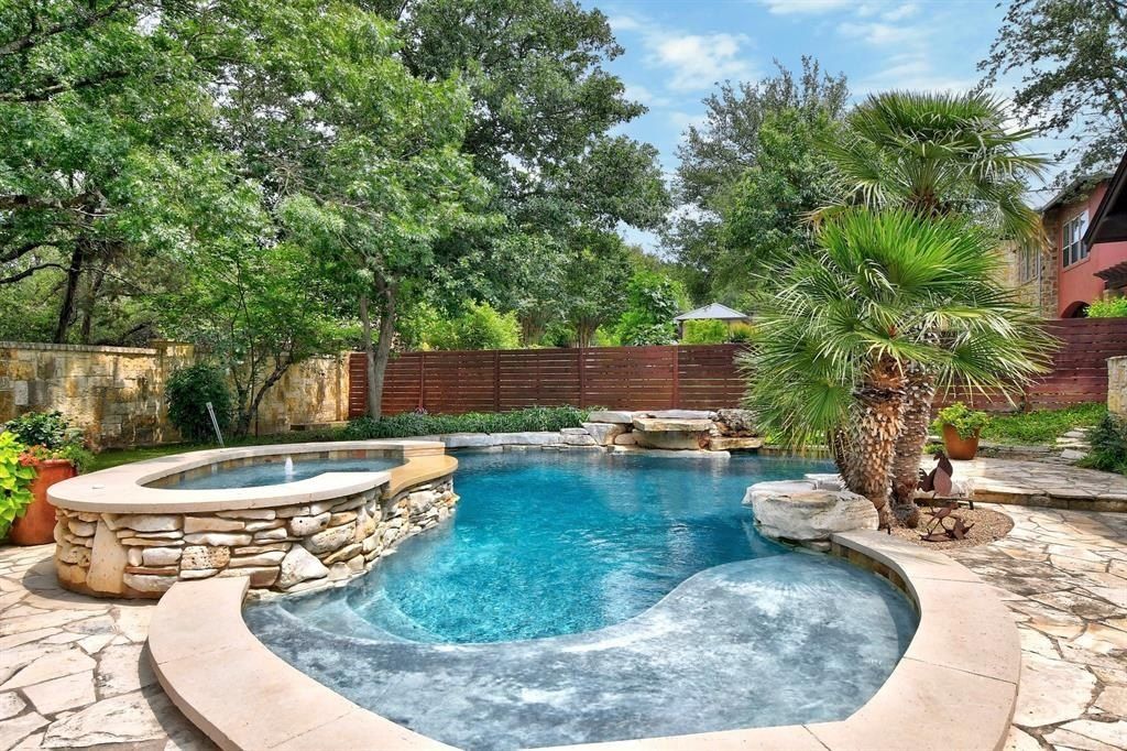 Stunning home in austin with abundant natural light and breathtaking backyard views priced at 2. 495 million 33