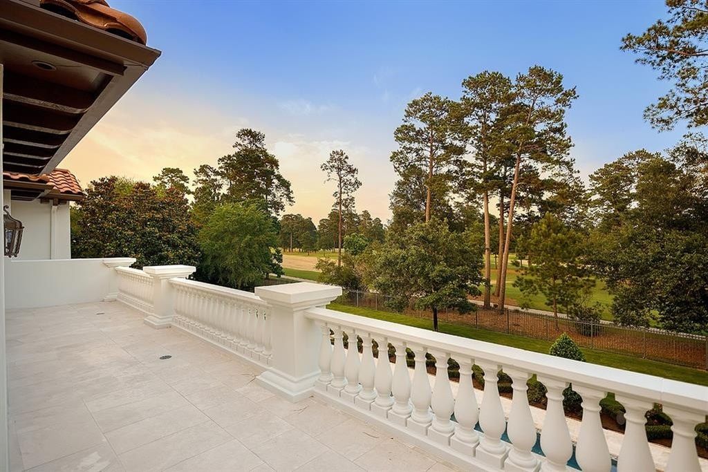 Stunning home with serene pond and golf course views in the woodlands texas listed at 5. 35 million 38