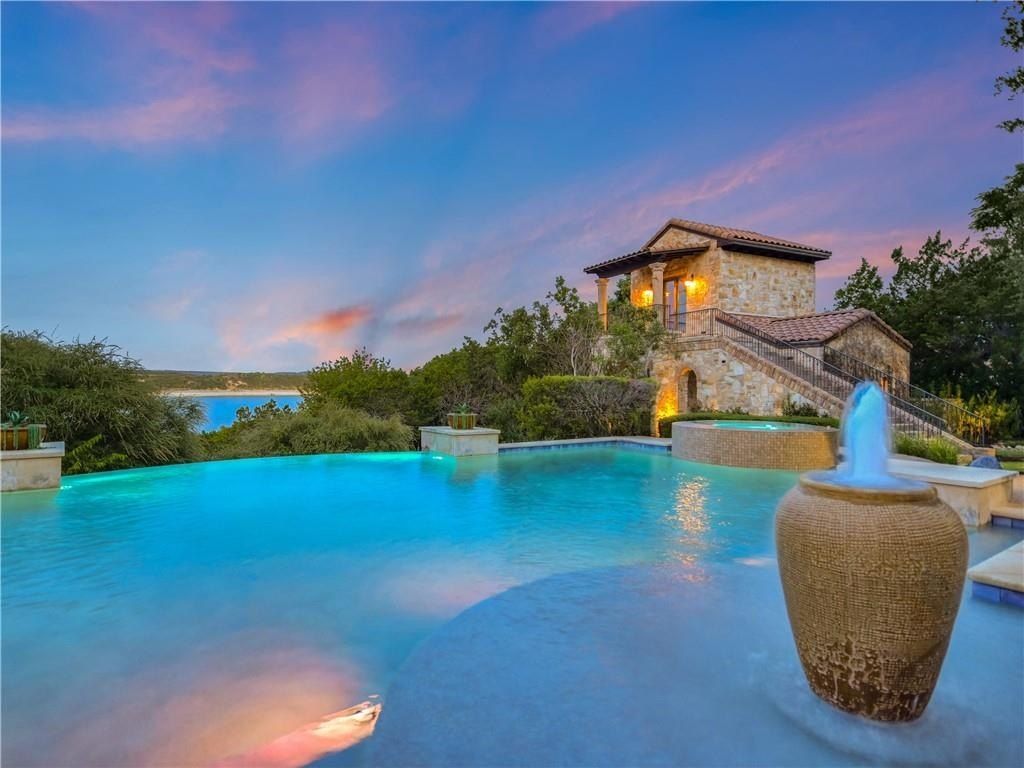 Stunning jauregui designed estate in the peninsula on north lake shore lake travis jonestown listed at 6. 99 million 26