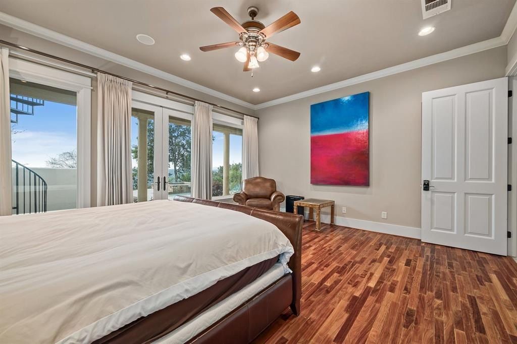 Tranquil lake travis vistas await: custom corner home with majestic views, austin, texas priced at $2. 9 million