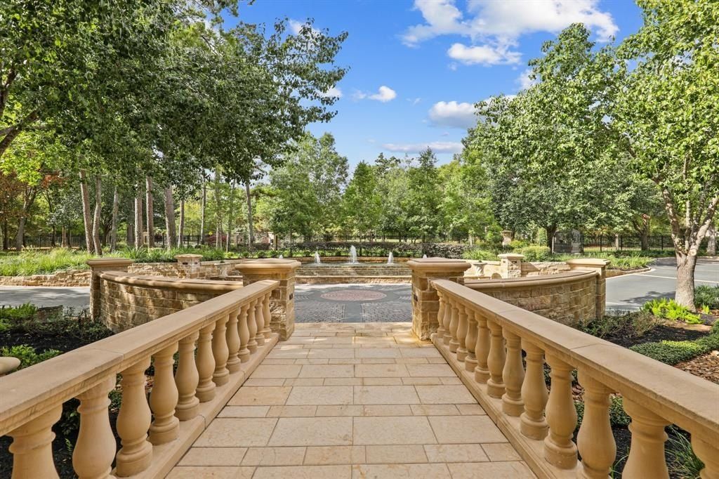 Tranquil oasis resort style pool and lush landscaping offer serenity in the woodlands texas asking for 5. 95 million 2