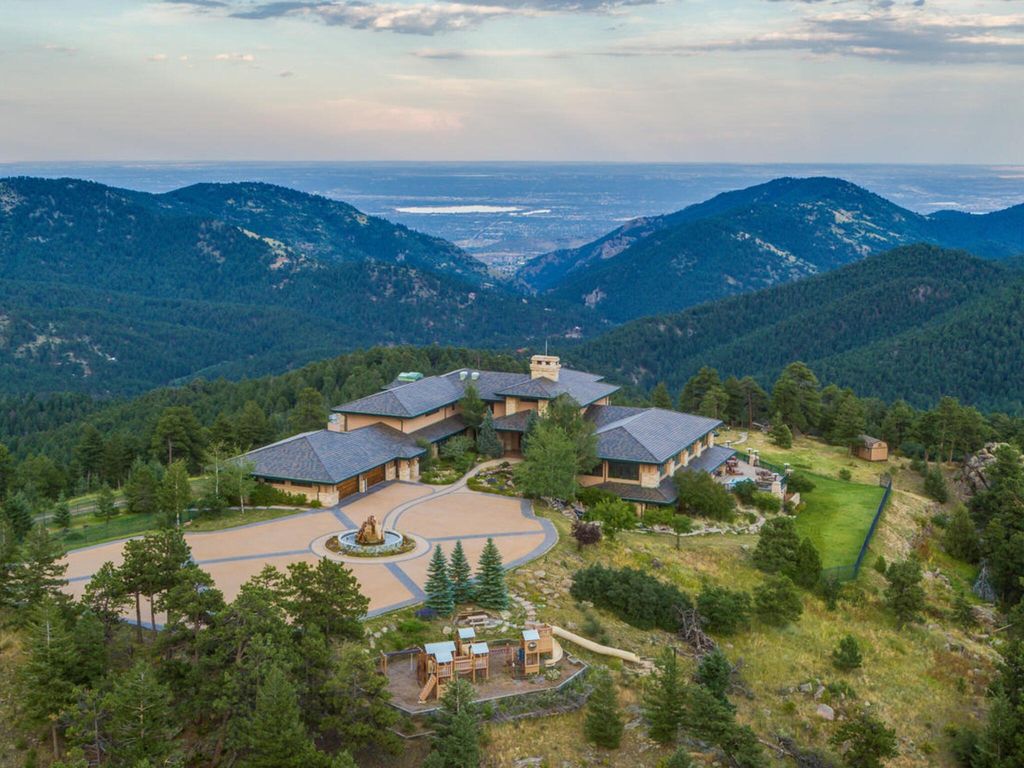 Uniquely empowered mountaintop estate on 74. 5 acres of pure colorado lifestyle offered at 19. 998 million 48