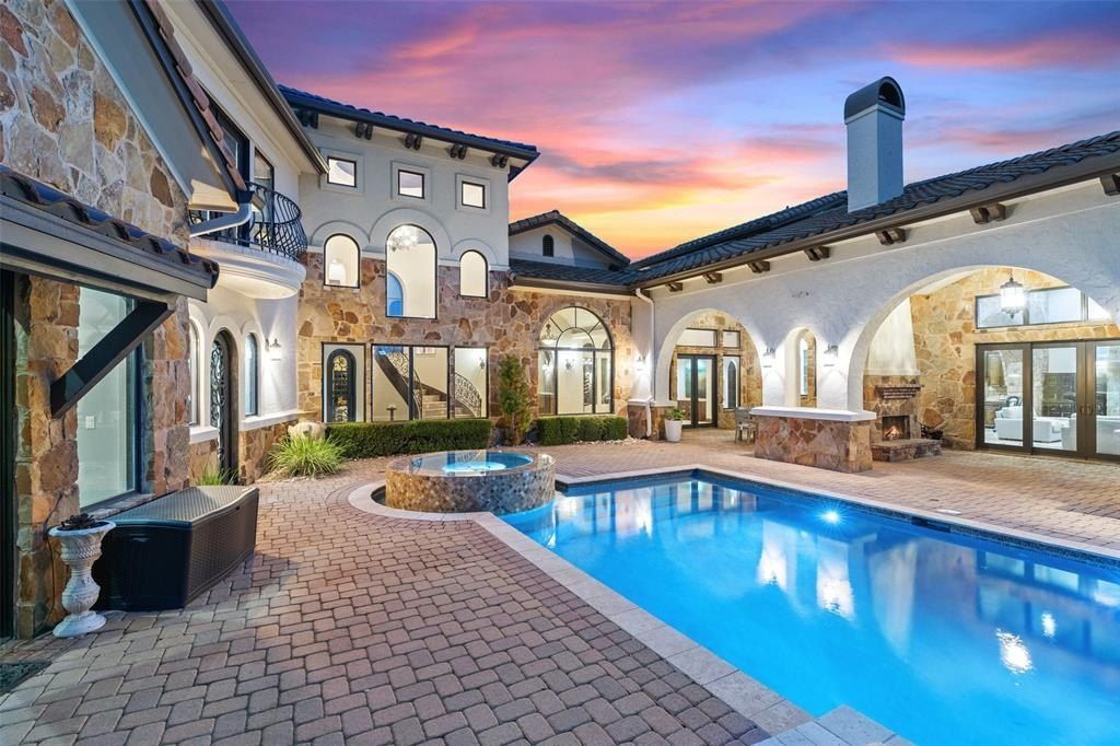 Warm mediterranean villa: italian vineyard vibes in austin, texas listing at $2. 9 million