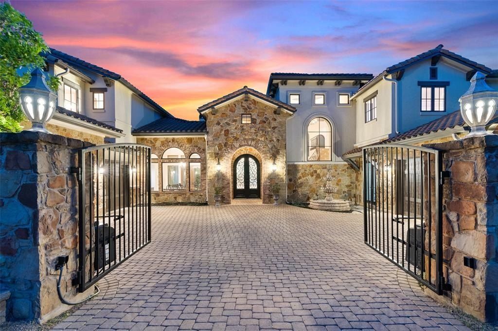 Warm mediterranean villa: italian vineyard vibes in austin, texas listing at $2. 9 million