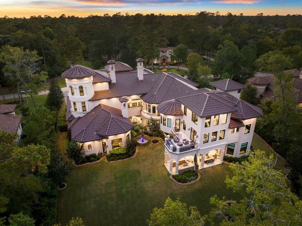 Your ultimate lifestyle haven sumptuous estate with stunning details at every turn the woodlands texas offered at 5. 299 million 46
