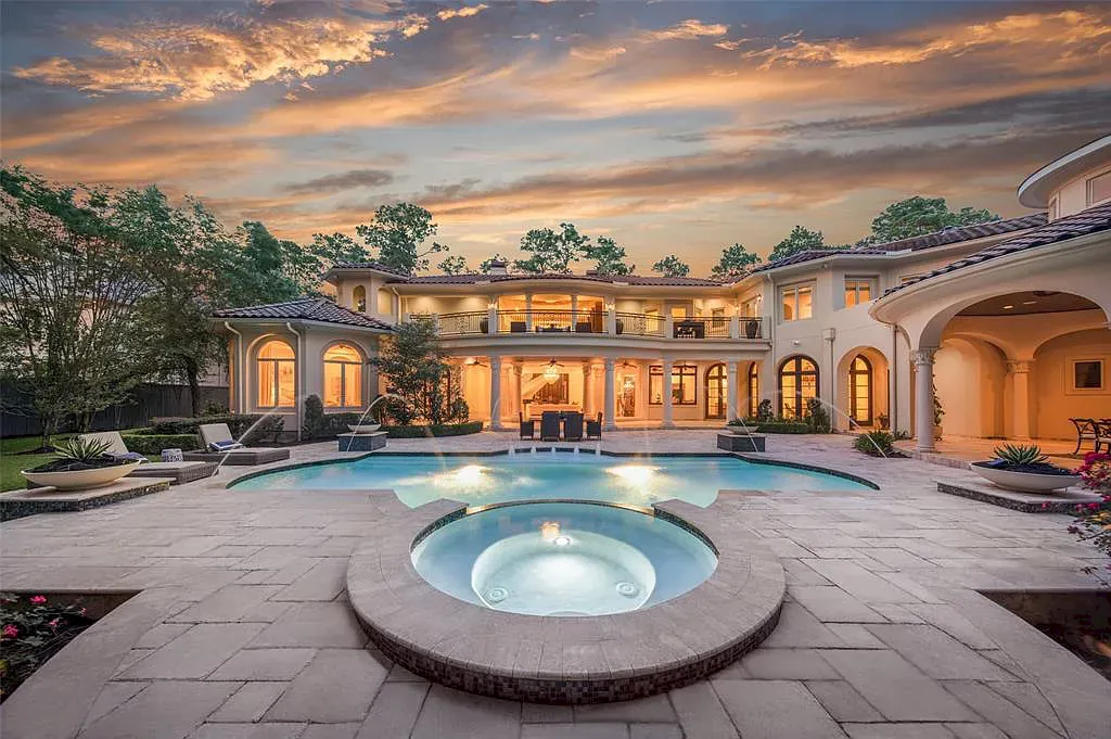 Stately Bunker Hill Residence in Houston: Luxury Living, Grandeur, and Entertainment at its Finest for Sale at $5,575,000