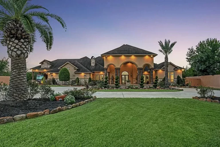 Stunning Custom Home in Friendswood Offers Refined Luxury and a Haven of Relaxation & Fun for Sale at $4,250,000