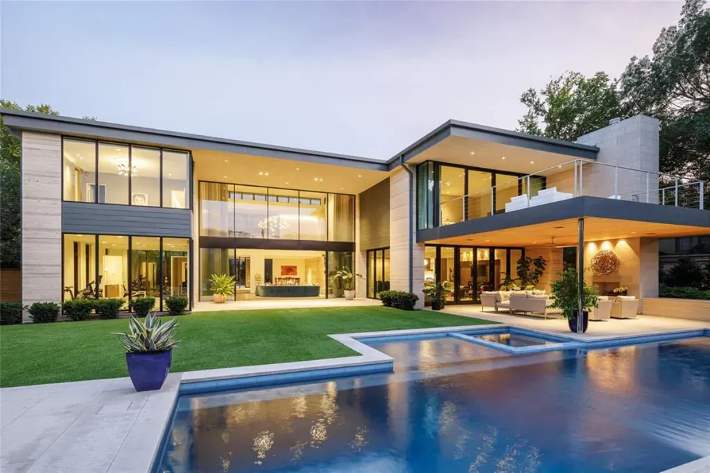 Extremely Luxurious Dallas $13.4 Million Mansion: Modern Living with Highest Quality Construction & Architectural Design