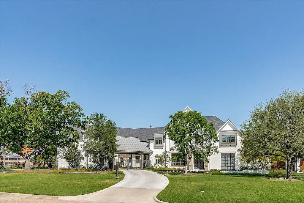 Listed at $8,750,000, this Fully Remodeled Dallas Home in Amazing 1.28 Acre Lot with Huge Trees Brings all Endless Amenities for Daily Living
