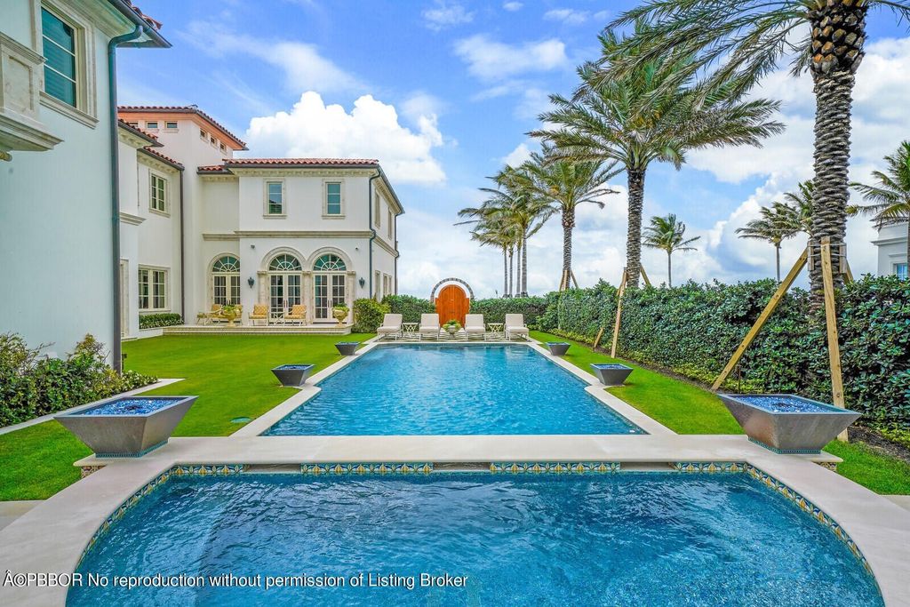 A mediterranean oceanfront villa in palm beach florida asking for 57. 85 million 47