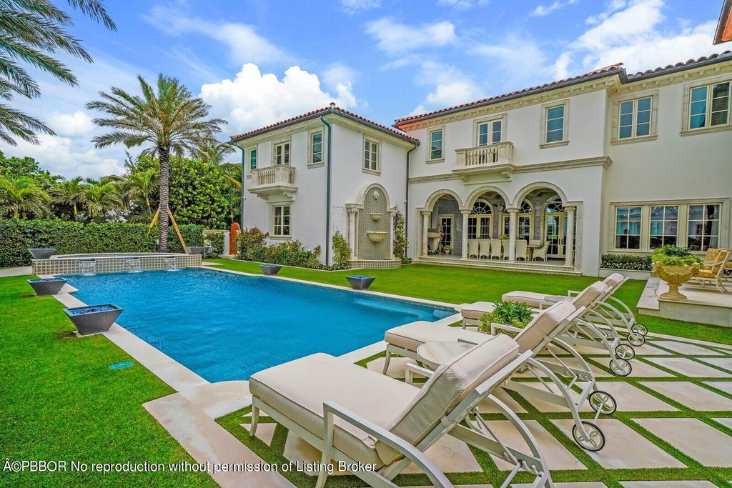 A mediterranean oceanfront villa in palm beach florida asking for 57. 85 million 49