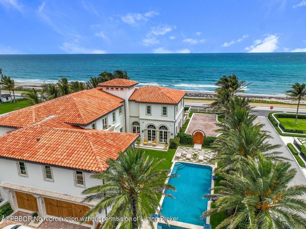 A mediterranean oceanfront villa in palm beach florida asking for 57. 85 million 50