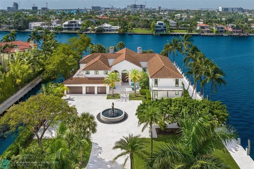 Contemporary peninsula estate on the new river with panoramic views in florida for 32 million 8