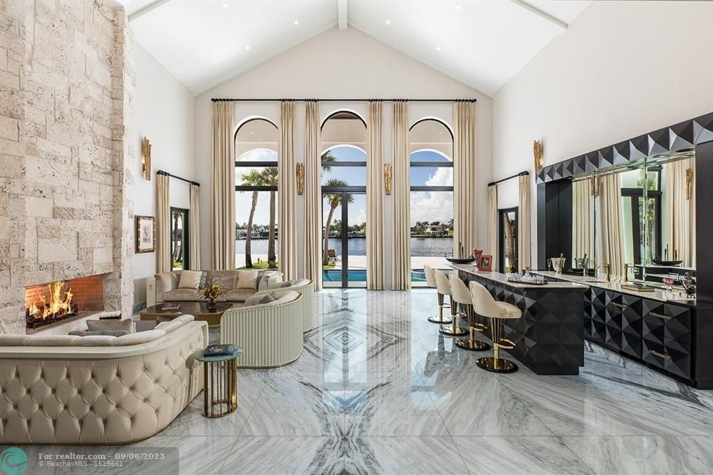 Contemporary peninsula estate on the new river with panoramic views in florida for 32 million 9