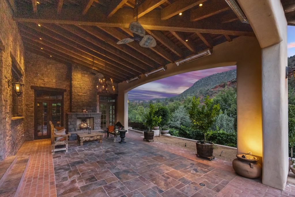 Embrace natures beauty 16. 5 million tuscan style villa in serene sedona arizona 35