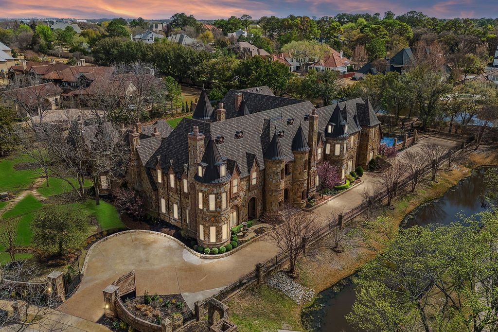 Impeccable architectural masterpiece a dream estate in southlake texas for 7. 85 million 2