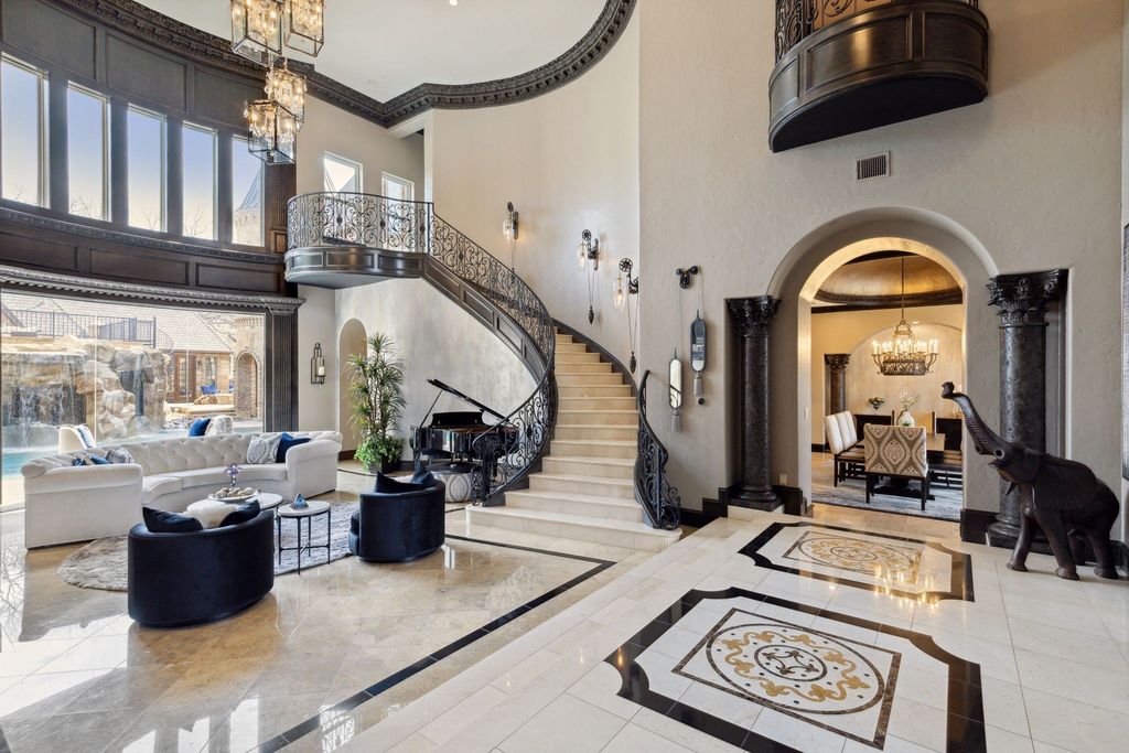 Impeccable architectural masterpiece a dream estate in southlake texas for 7. 85 million 8