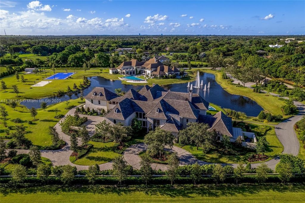 Luxurious 11 acre estate with twin french country mansions and private lake in fort lauderdale florida listed at 47 million 3
