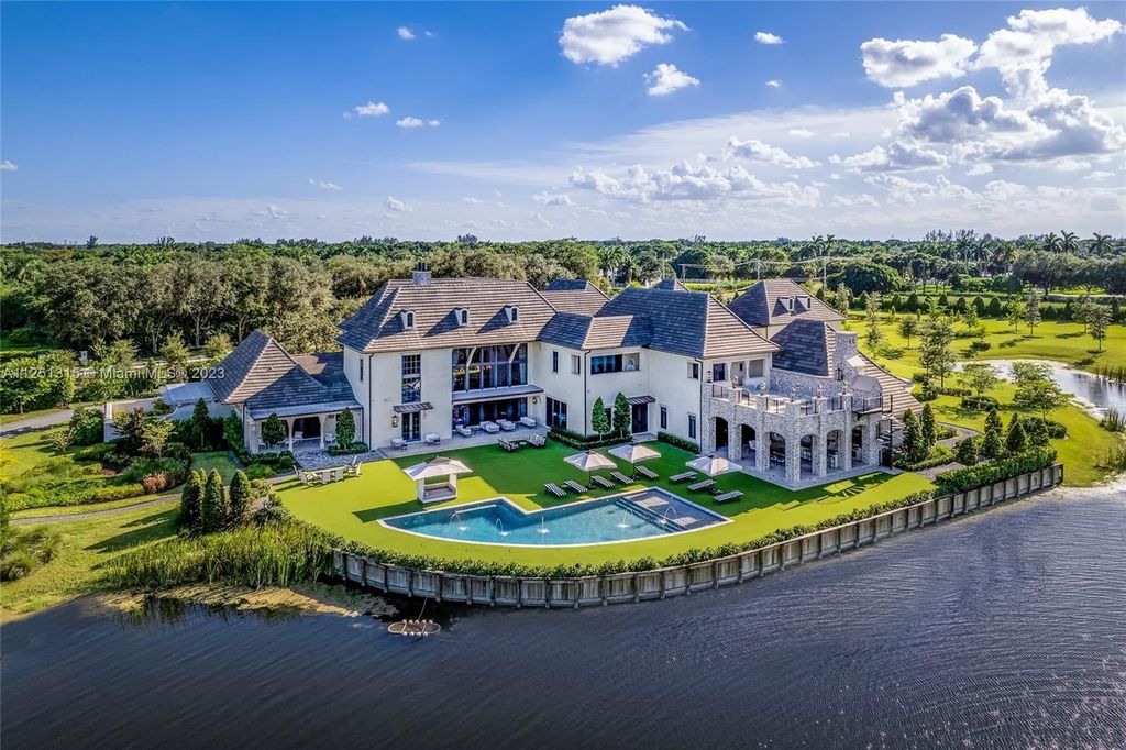 Luxurious 11 acre estate with twin french country mansions and private lake in fort lauderdale florida listed at 47 million 4