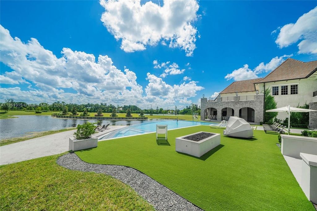 Luxurious 11 acre estate with twin french country mansions and private lake in fort lauderdale florida listed at 47 million 80
