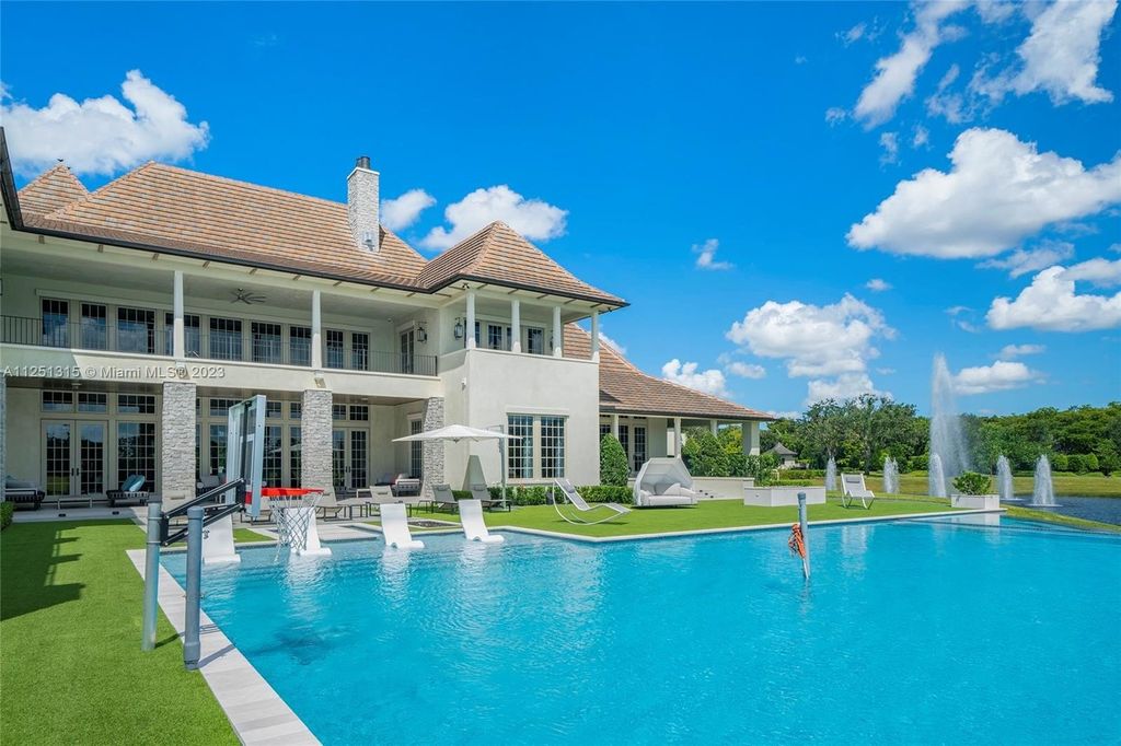 Luxurious 11 acre estate with twin french country mansions and private lake in fort lauderdale florida listed at 47 million 82
