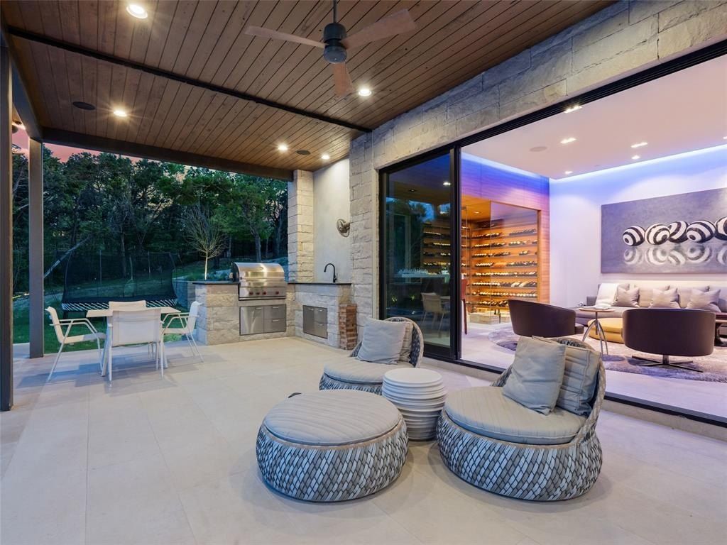Modern contemporary oasis in austin texas showcases pool and expansive outdoor living space listed at 6. 9 million 10