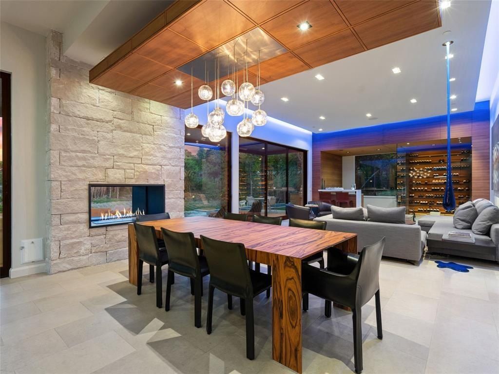 Modern contemporary oasis in austin texas showcases pool and expansive outdoor living space listed at 6. 9 million 14