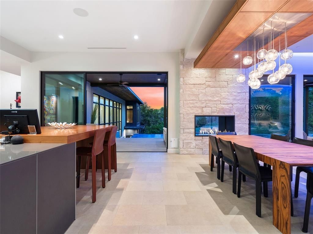 Modern contemporary oasis in austin texas showcases pool and expansive outdoor living space listed at 6. 9 million 16