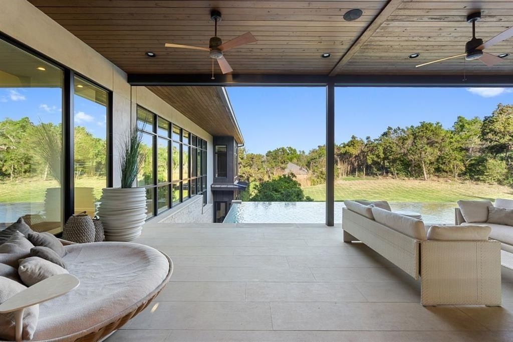 Modern contemporary oasis in austin texas showcases pool and expansive outdoor living space listed at 6. 9 million 24