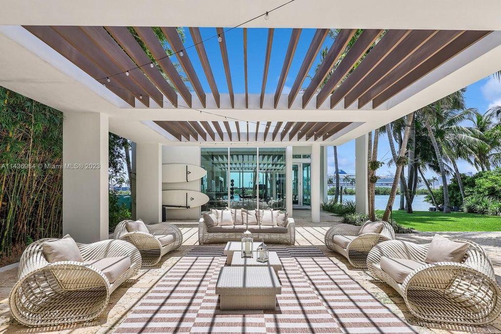 Modern estate redefines luxury living in miami beach asking for 43 million 42