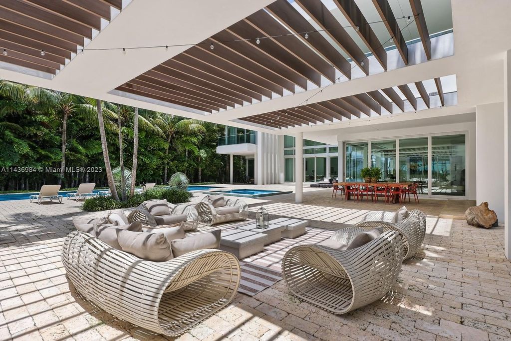 Modern estate redefines luxury living in miami beach asking for 43 million 43