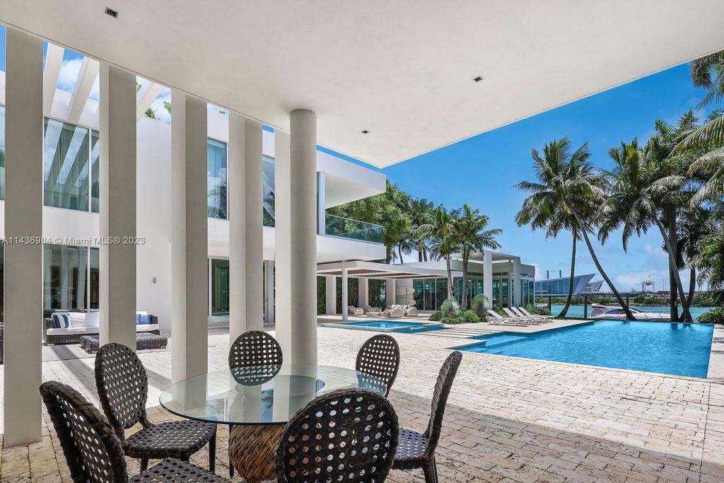 Modern estate redefines luxury living in miami beach asking for 43 million 44