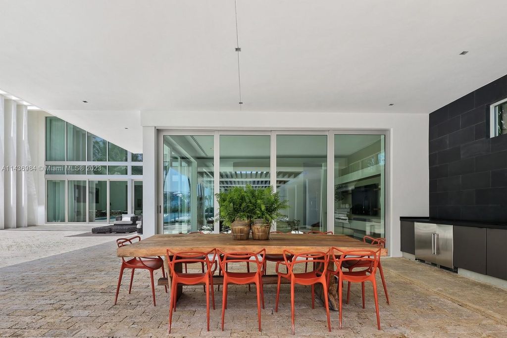 Modern estate redefines luxury living in miami beach asking for 43 million 45