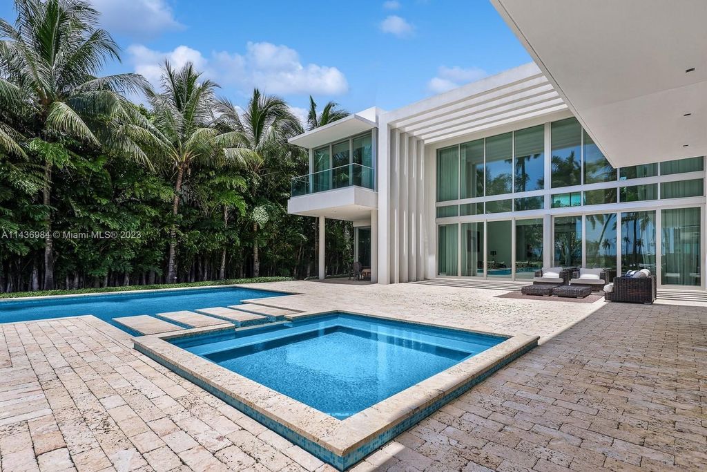 Modern estate redefines luxury living in miami beach asking for 43 million 50