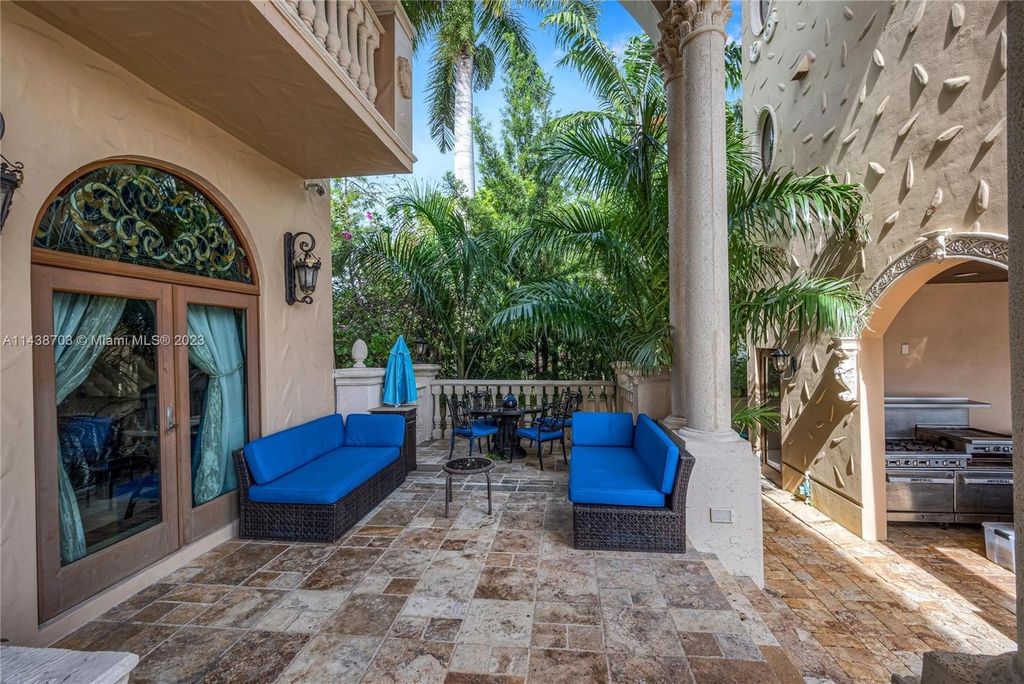 One of a kind mediterranean oasis in the heart of sunny isles beach florida asking 12. 9 million 27