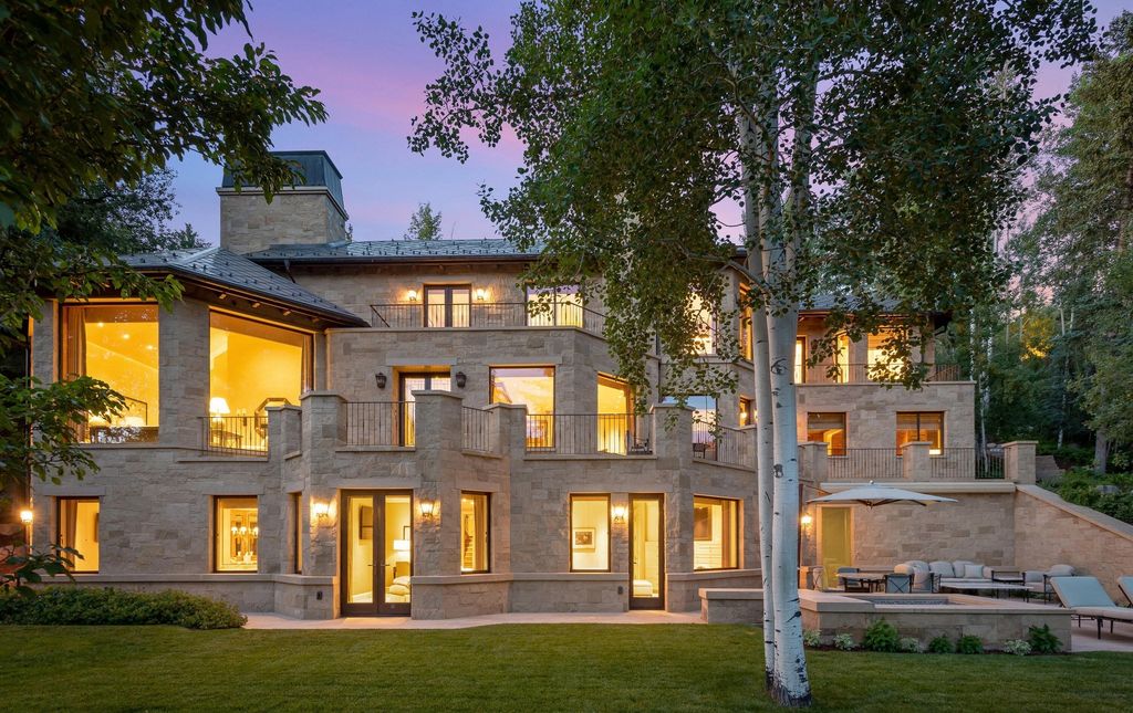 Serene Luxury in Colorado: Aspen Mountain View Estate Along Roaring Fork River for  $39,995,000