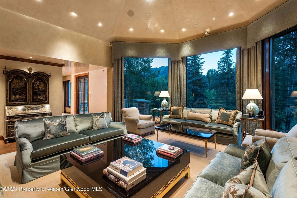 Serene luxury in colorado aspen mountain view estate along roaring fork river for 39995000 25