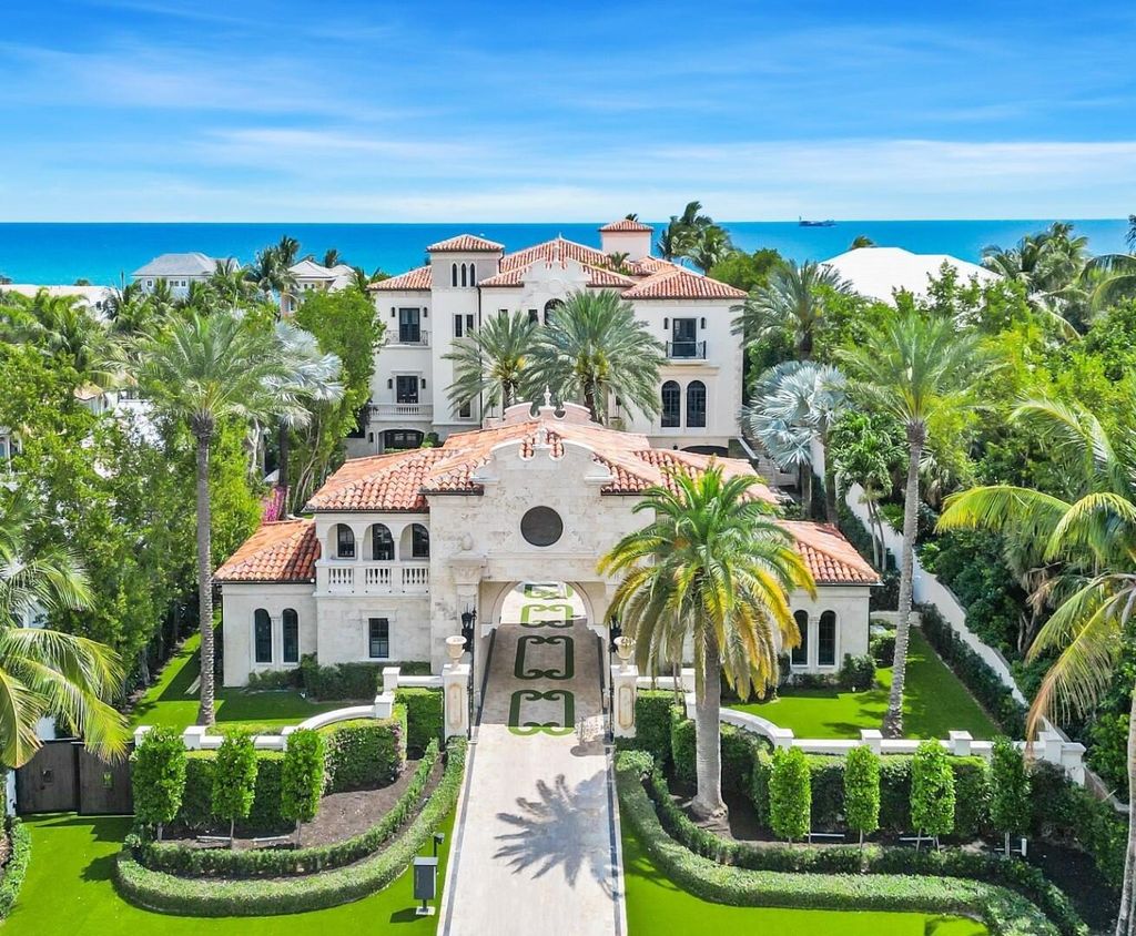 Spectacular Oceanfront Palazzo: A $59.9 Million Luxury Estate in Delray Beach, Florida