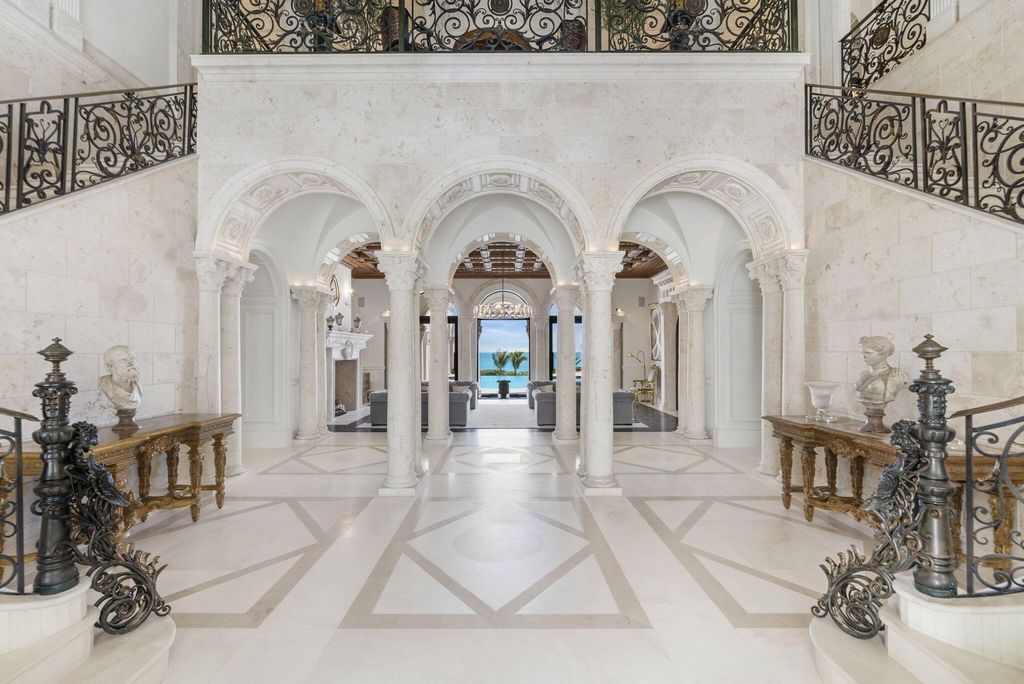 Spectacular oceanfront palazzo a 59. 9 million luxury estate in delray beach florida 15