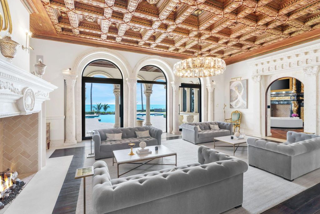 Spectacular oceanfront palazzo a 59. 9 million luxury estate in delray beach florida 20