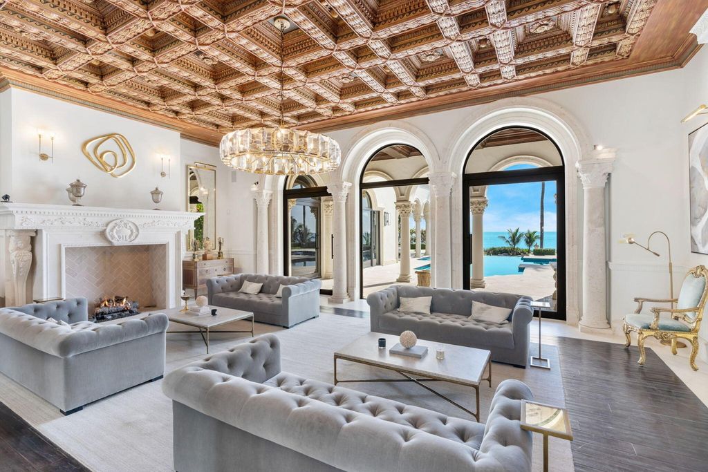 Spectacular oceanfront palazzo a 59. 9 million luxury estate in delray beach florida 21