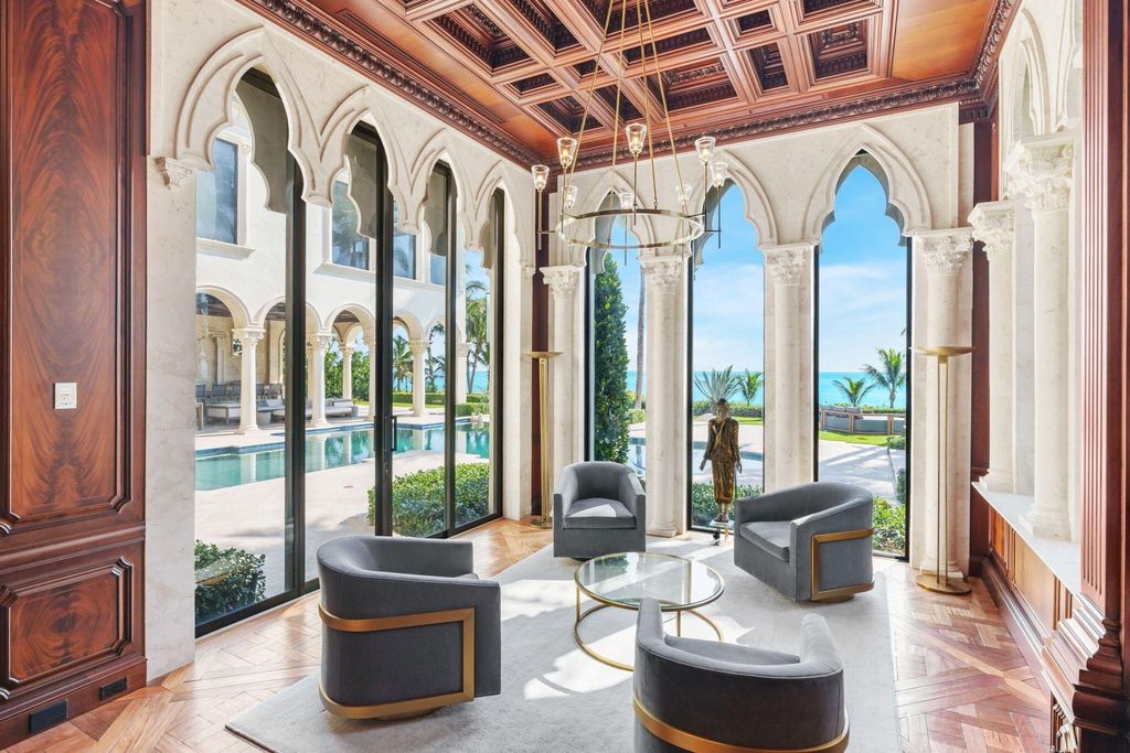 Spectacular oceanfront palazzo a 59. 9 million luxury estate in delray beach florida 25